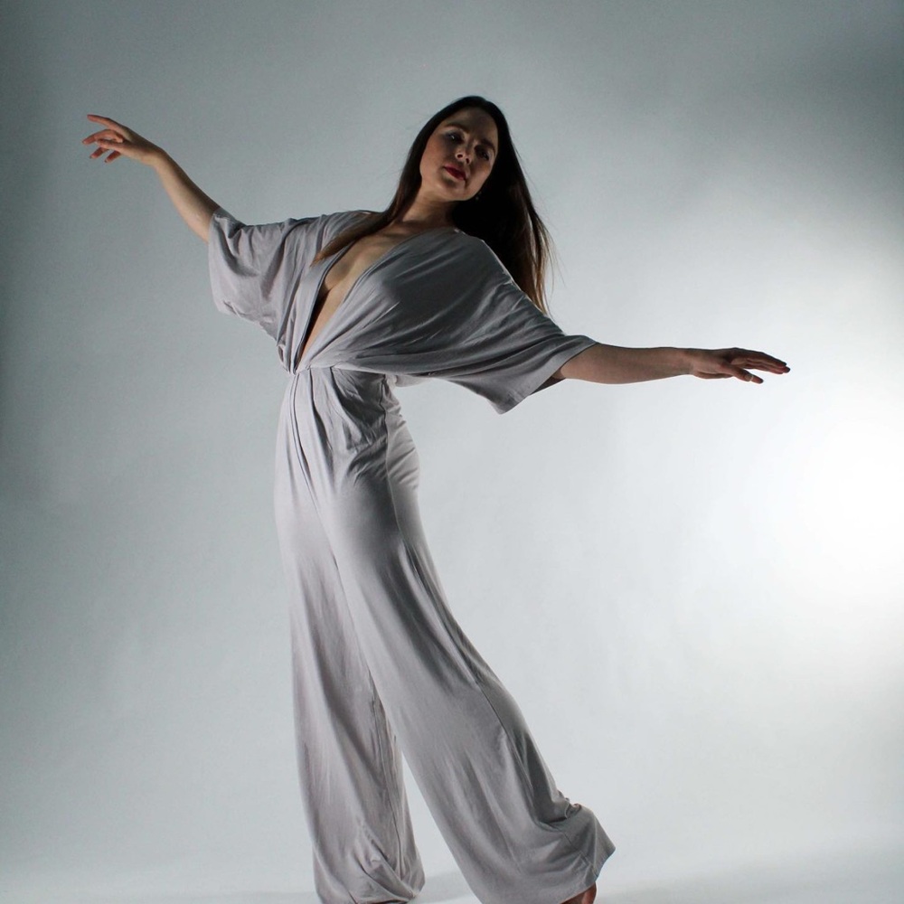 Bendy Brand Elegant Black Jumpsuit - Size L